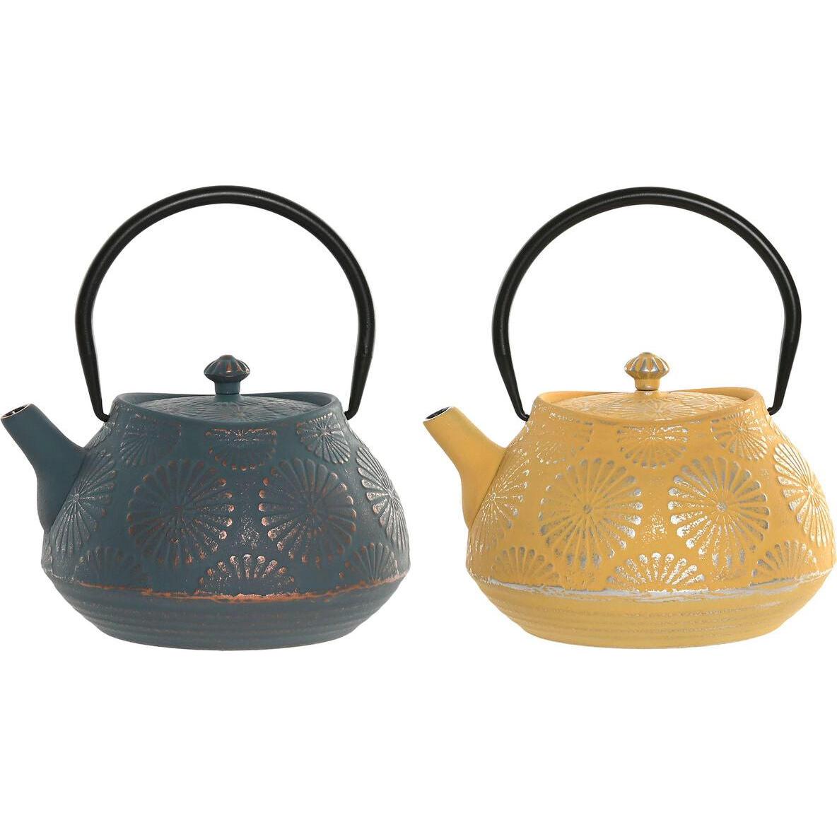 Esprit, Teiera, Home Teekanne Home Gelb Türkis Edelstahl Eisen 1,2 L (2 Stück) (1.20 l)