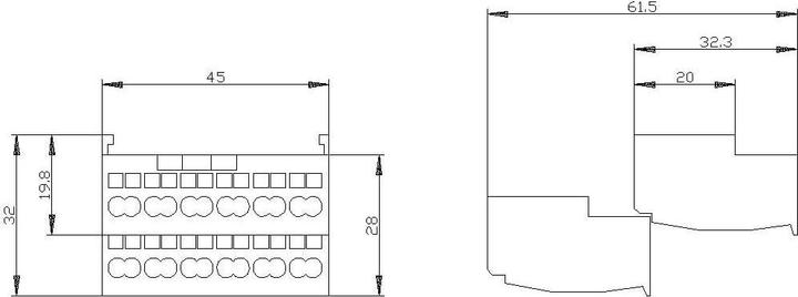 Image du produit Siemens Borne de circuit de commande 3RA6920-2B