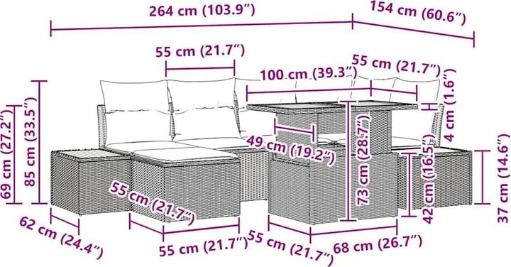 Produktbild vidaXL Ishaan