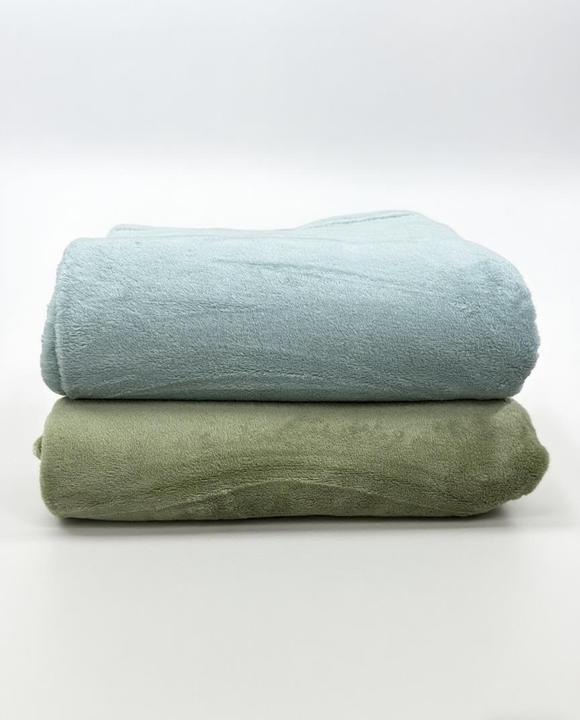 Productafbeelding Domoletti PLAID BLANKET COLAR 140X200 GREEN NO.90 (200 x 140 cm)