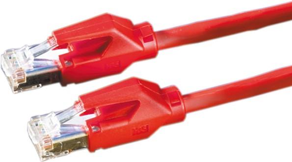 Image du produit Draka Câble patch S/FTP Cat. 6 H, 2 m, rouge (PiMF, CAT6, 2 m)