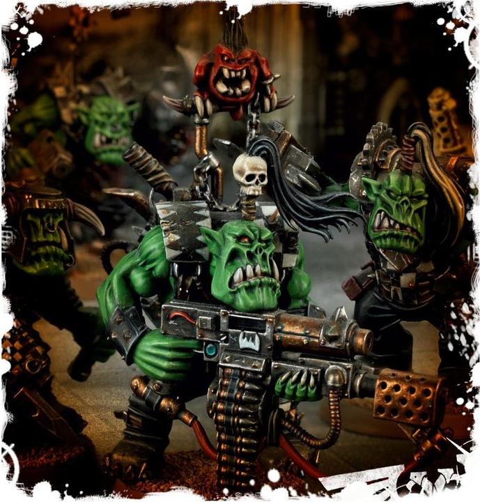 Actual product image Games Workshop Warhammer 40k - Orcs Nobz (2018) (Plastic)