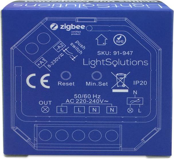 Produktbild Light Solutions Mini ZigBee Triac Lysdaemper - 200W