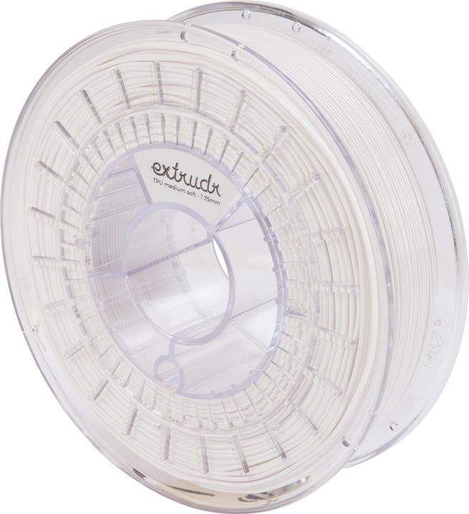 Immagine prodotto Extrudr Flex Semisoft Bianco 1,75 mm 750 g (TPU, 1.75 mm, 750 g, Bianco)