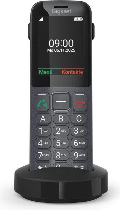 Produktbild Gigaset COMFORT 600 SIM Featurephone 4G Dark Silver