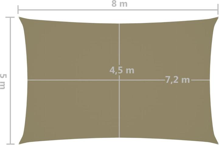 Image du produit vidaXL Sonnensegel (500 x 800 cm)