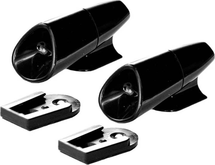 HP Autozubehör Spelwaarschuwingsset clip ABS kunststof kentekenplaatframe (L x B x H)