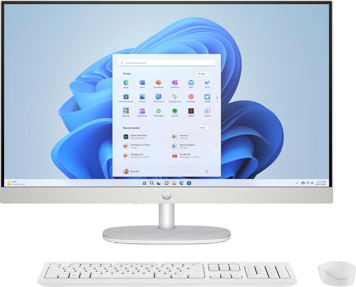 HP AIO 27-CR0062NF INTEL CORE I5-1334U 27P FHD 16GO DDR4 512GO SSD 2280 PCIE UMA W11H (512 Go, 16.78 Go, Intel Core i5-1335U, Intel Iris Graphics)