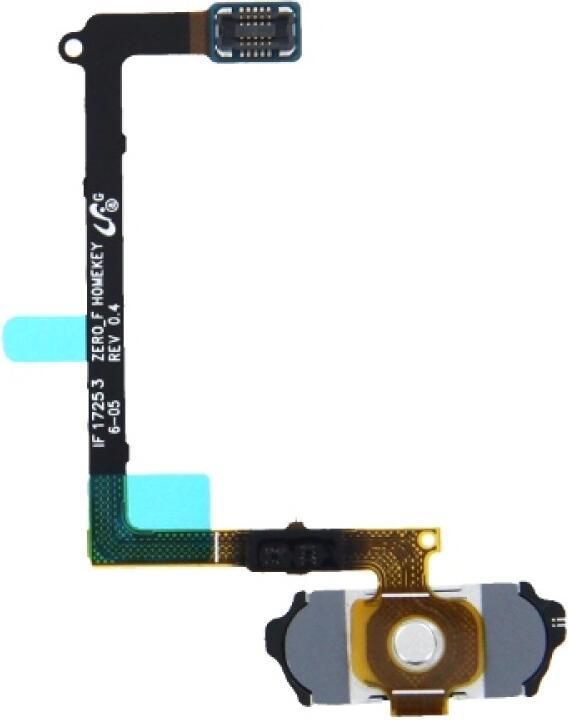 Actual product image Samsung Galaxy S6 G920F Home Button with Flex black (Samsung Galaxy S6)