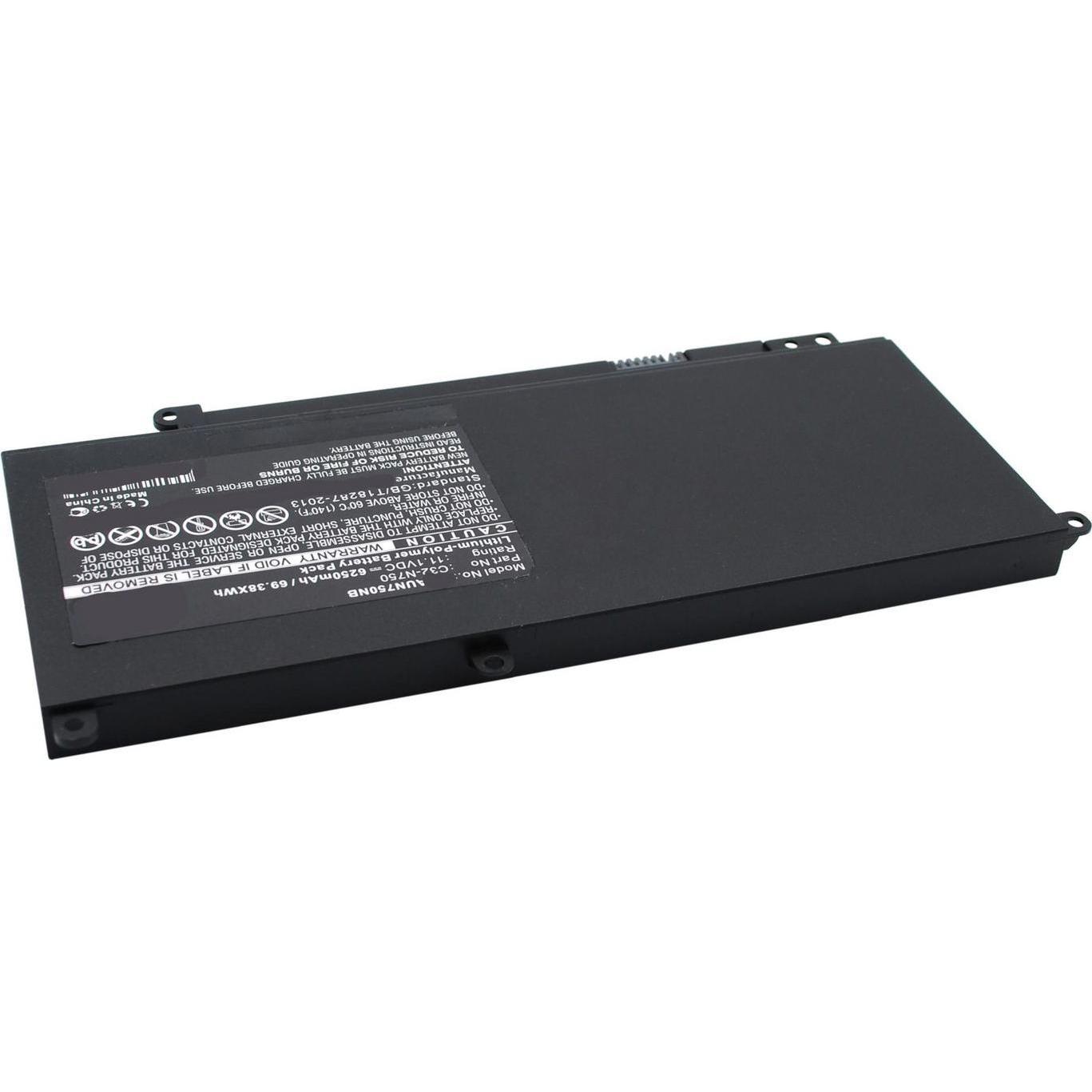 CoreParts Laptop Battery for Asus (6250 mAh), Notebook Akku, Schwarz
