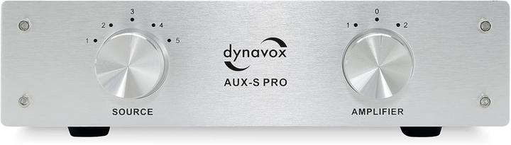 Actual product image Dynavox Input extension switch AUXS PRO silver (Audio Switch)