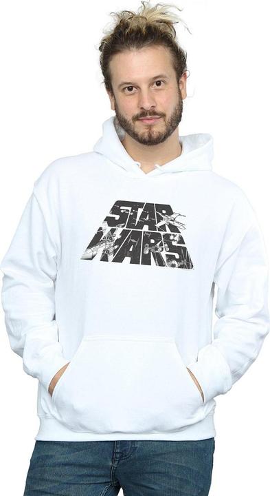 Produktbild Star Wars Logo Space Sketch Kapuzenpullover (XXL)