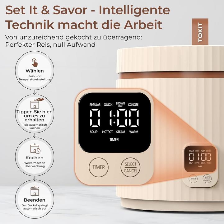 Actual product image Tokit Mini Reiskocher