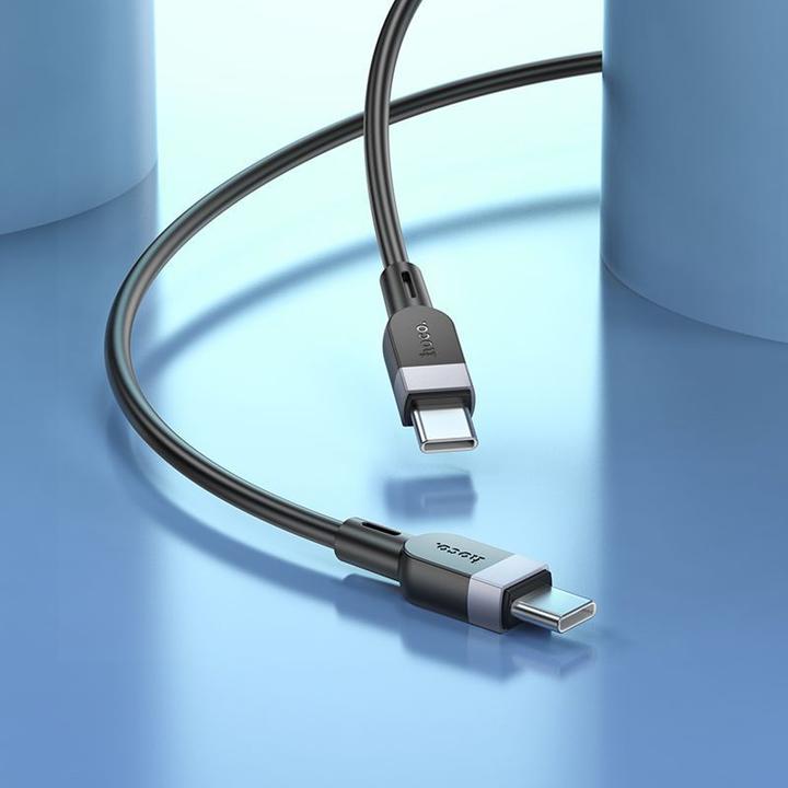 Produktbild Hoco Cable X109 Energy 60W silicone charging data cable C to C(L=2M) Black (2 m, 60 W)