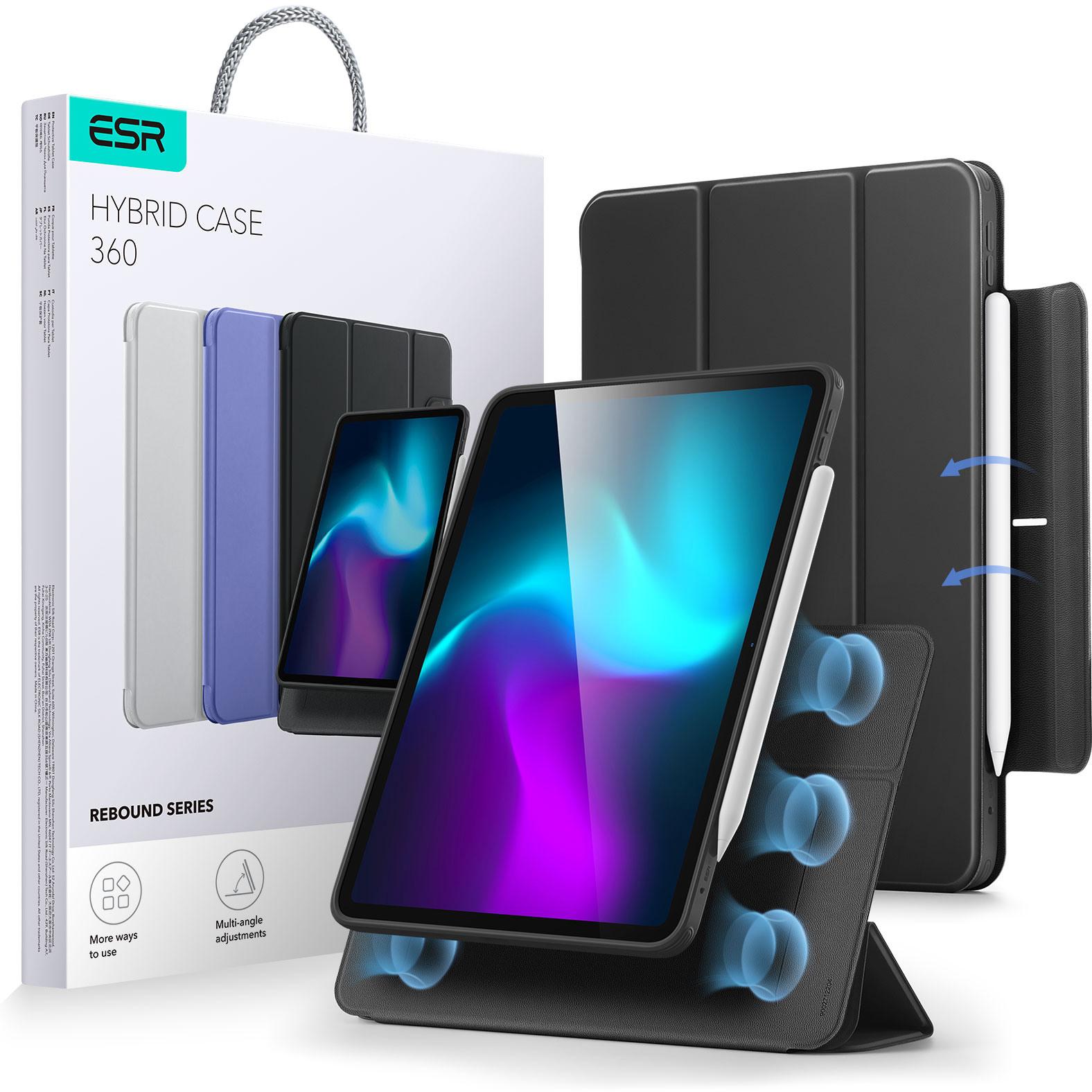 Thumbnail - ESR Rebound Hybrid case (iPad Pro 11 2024 (M4)), Tablet Hülle, Schwarz, Transparent