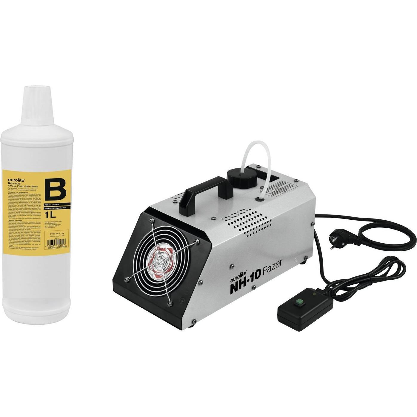 Eurolite Set NH-10 + Smoke Fluid -B2D- 1l, Nebelmaschine