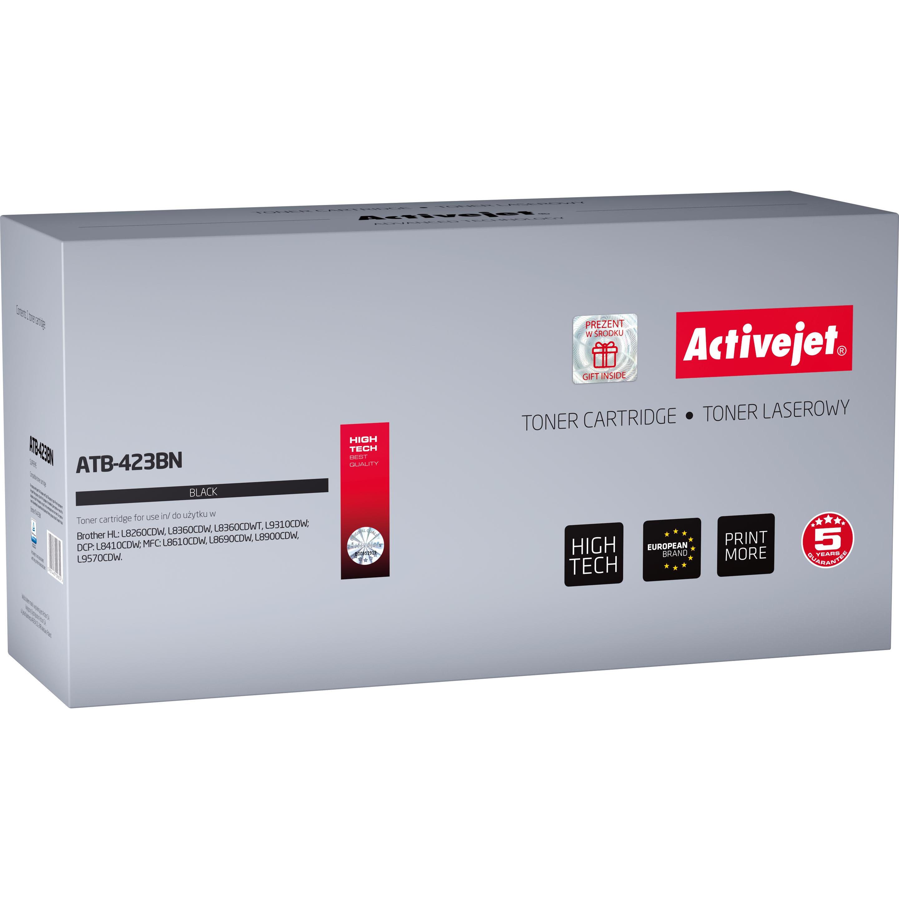 Activejet, Toner, ATB-423BN - 6500 Seiten - Schwarz - 1 Stück(e) (BK)