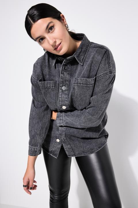 Produktbild Studio Untold Jeanshemd, oversized, Hemdkragen, Langarm (50, 52)