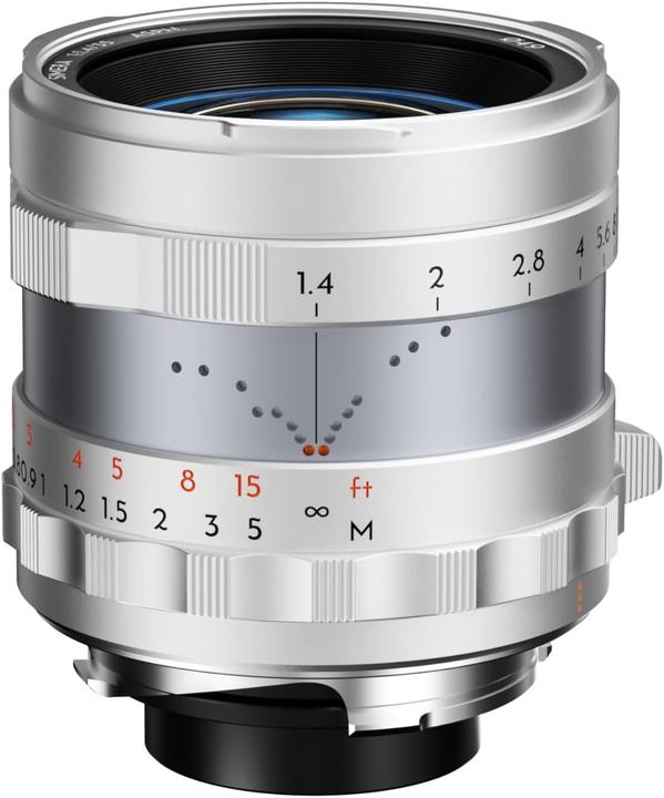 Thypoch Full-frame Photography Lens Simera 35mm f1.4 for Leica M Mount (Focus Tab) Type ii Silver (Leica M, full size)