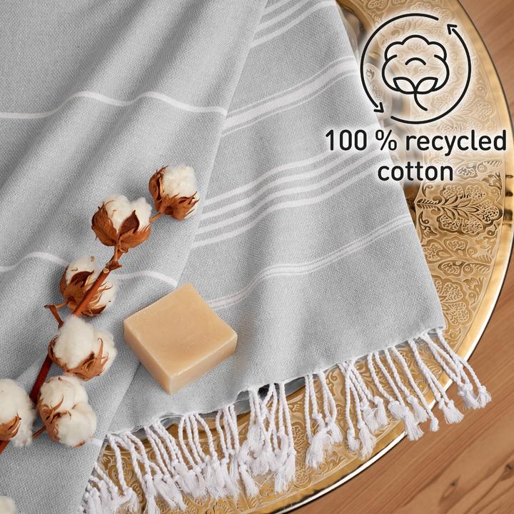 Produktbild Fit-Flip Hamamtuch Baumwolle Recycelt 100x200cm (100 x 200 cm)