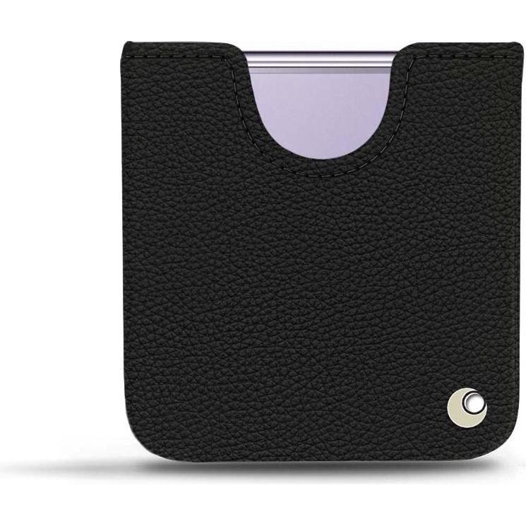 Noreve Lederschutzhülle (Samsung Galaxy Z Flip4), Smartphone Hülle, Schwarz