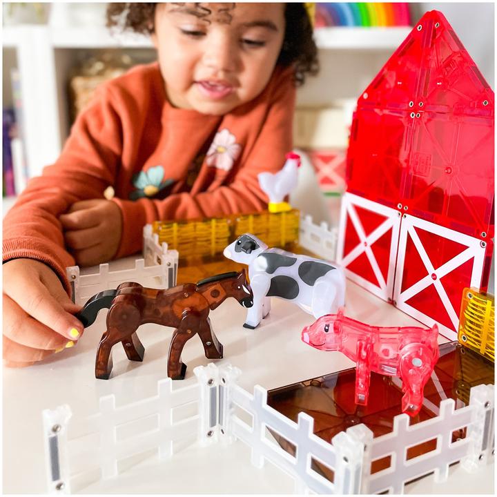 Actual product image Magna-Tiles Farm Animals Set (25 pieces)