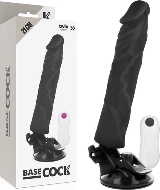 Immagine prodotto Basecock Dildo realistico con vibrazione e telecomando, 21 cm