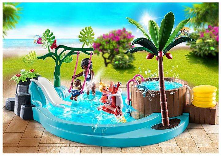 Actual product image Playmobil Children's pool with whirlpool (70611, Playmobil Family Fun)