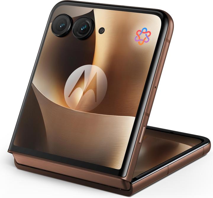 Actual product image Motorola Razr 70 Ultra 7inch 16GB 512GB (512 GB, Cocoa, 6.96", Dual SIM, 5G)