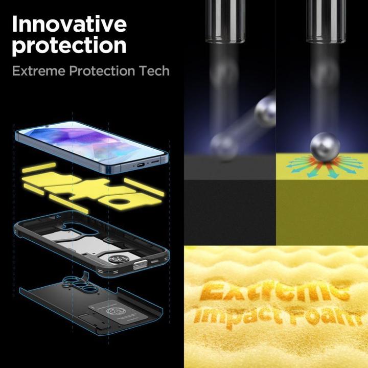 Immagine prodotto Spigen Tough Armor Sam A55 5G nero ACS07530 (Samsung Galaxy A55)