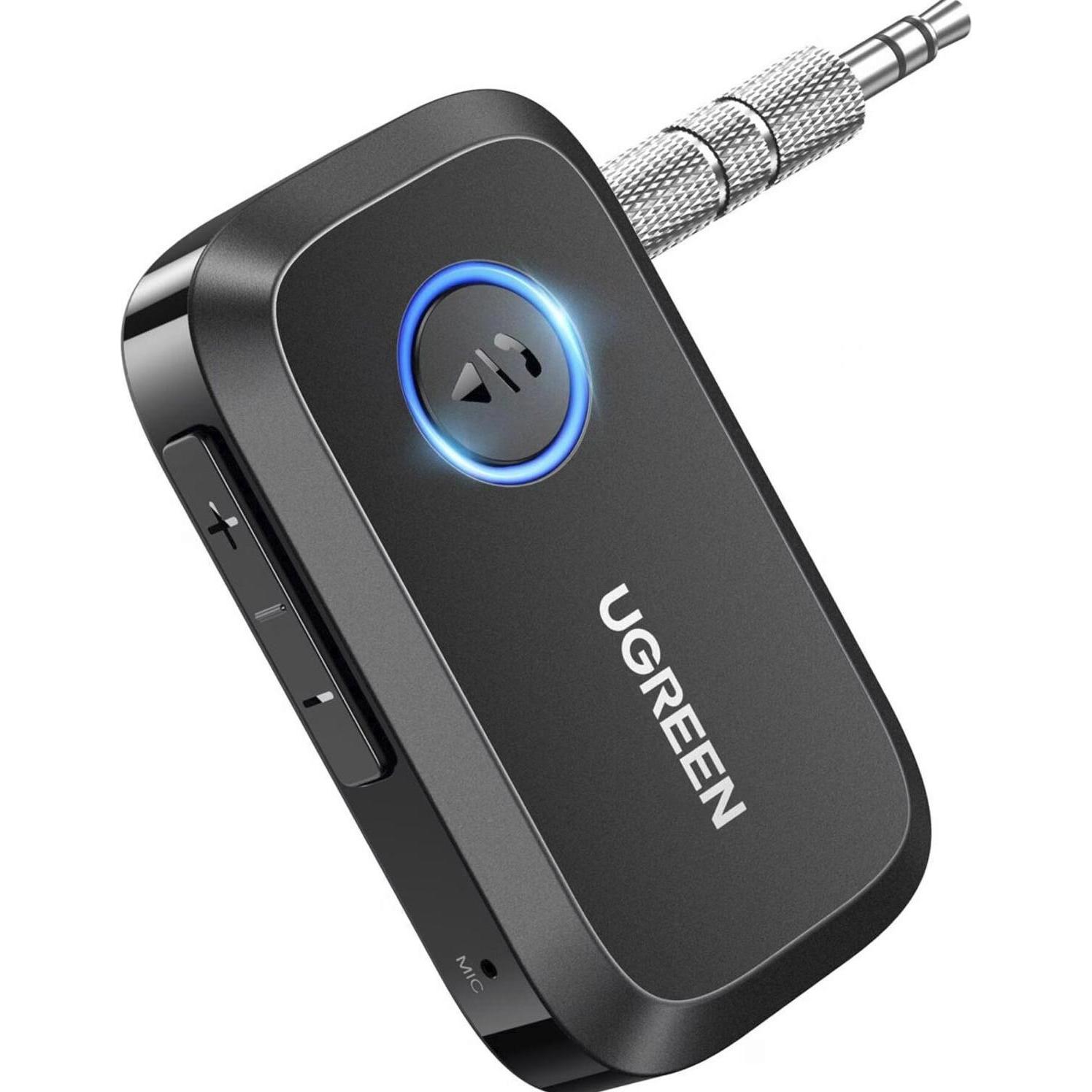 Ugreen Car Bluetooth (Ricevitore), Adattatore audio Bluetooth, Nero