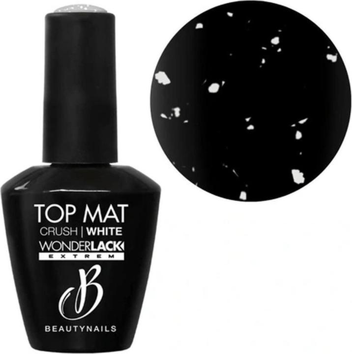 Actual product image Beautynails Bna We Top Mat Crush White - 12ml (White, Top coat)