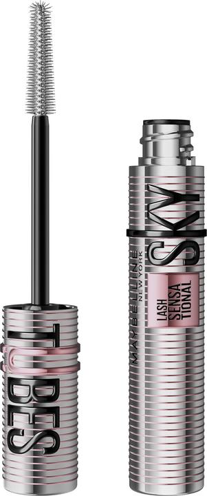 Actual product image Maybelline New York Lash Sensational Sky Tubes Tubing (Very Black Waterproof)