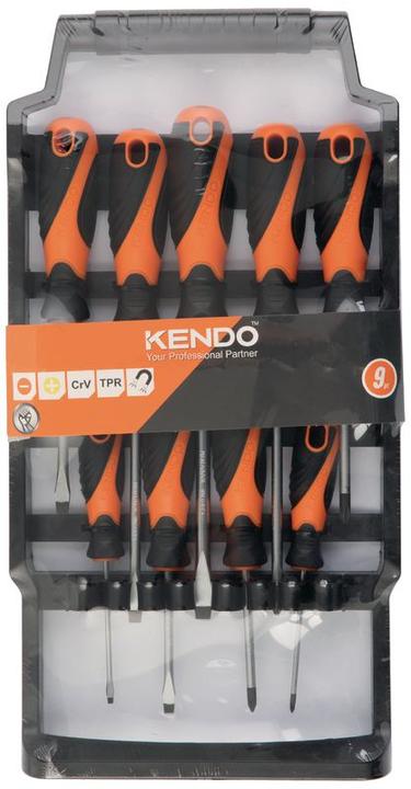 Produktbild Kendo Schraubenziehersatz mit Kunststoffhalterung