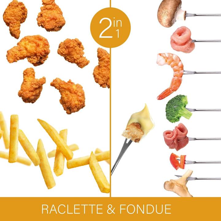 Produktbild Bomann FFR 1290 CB 2in1 Fondue-Fritteuse