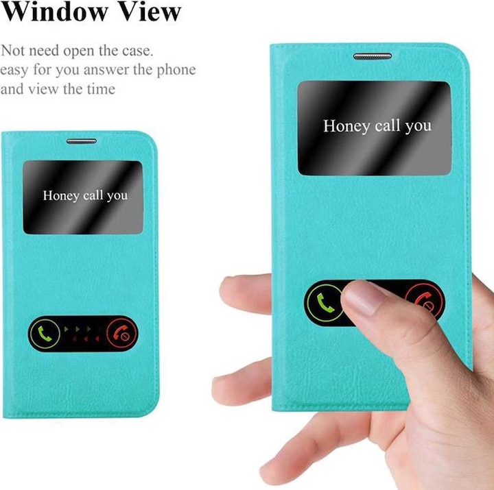 Produktbild Cadorabo Book mit View Doppelfenster Cover (Samsung Galaxy Note 3 Neo)