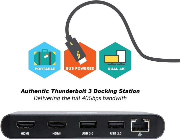 Actual product image CalDigit Mini Dock Dual (Thunderbolt, USB-A, 3 ports)