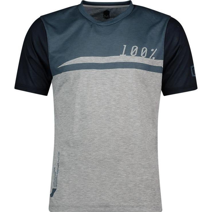 100%, Herren, Velotrikot, Airmatic Herren Biketrikot (S), Grau, S