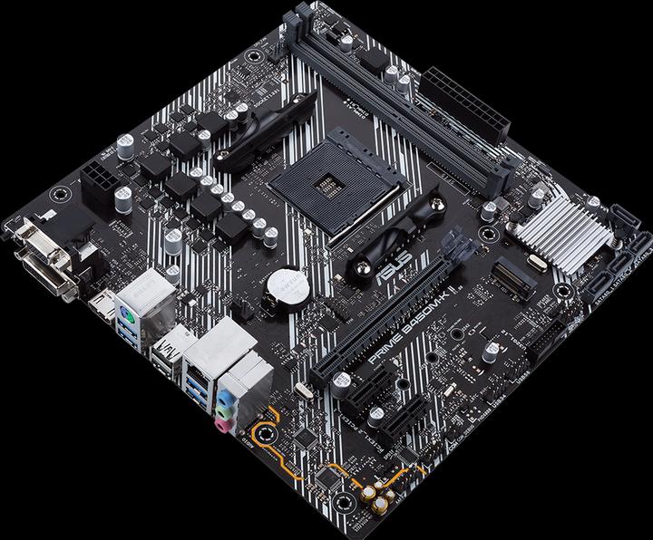Image du produit ASUS PRIME B450M-K II (AM4, AMD B450, mATX)