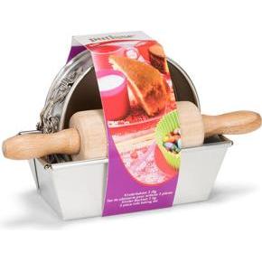 Thumbnail - Patisse Backset-Kinder 3-teilig, Backform, Silber
