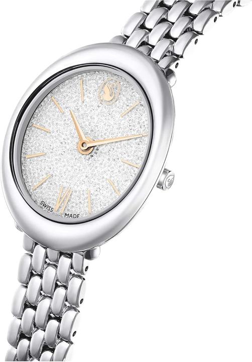 Actual product image Swarovski Imber Oval Watch with Crystalline Dial and Timeless Elliptical Shape (Watch with gemstone)