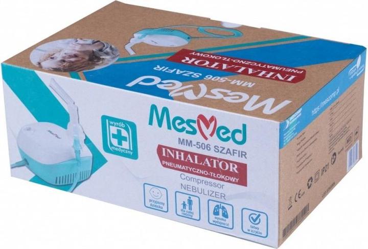 Image du produit MesMed Inhalateur pneumatyczno-tłokowy nebulizator kompresorowy MM-506 Szafir