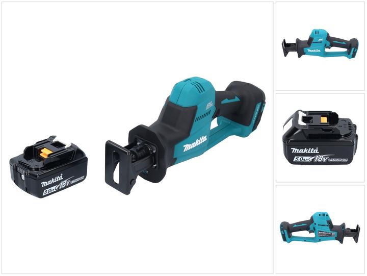 7-18Z ( B-05038 ), 1x Recipro blade BIM 152, 6-11Z ( B-05044 ), 1x Recipro blade HCS 203, 1x Makita DJR 189 cordless Recipro saw, 1x Recipro blade BIM 152, 6-10Z, 1x Makita BL 1850 B 18 V 5.0 Ah battery ( 197280-8 ), 1x Makita BL 1850 B 18 V 5.0 Ah battery ( 197280-8 )