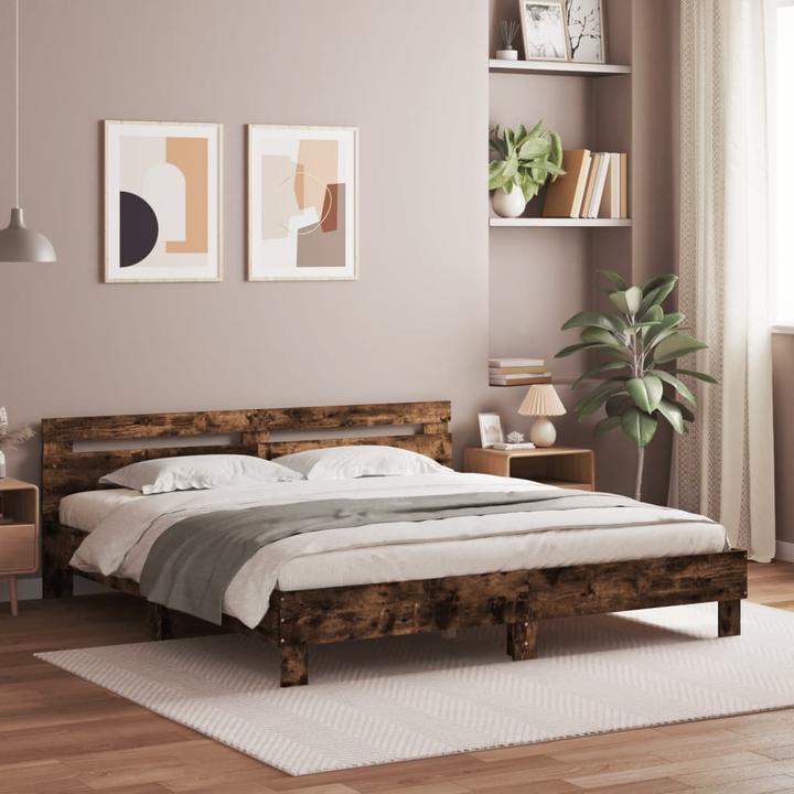 Image du produit VidaXL Cadre de lit avec tête de lit (180 x 200 cm)