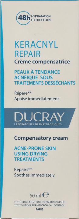 Actual product image Pierre Fabre Ducray Keracnyl Repair Cre (50 ml, 24h cream)