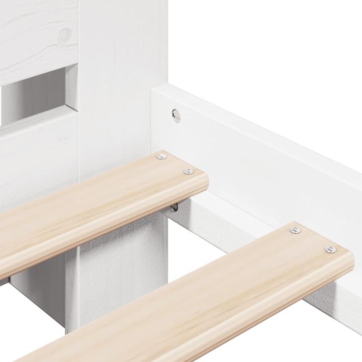 Image du produit vidaXL Bett mit Regal (140 x 200 cm)