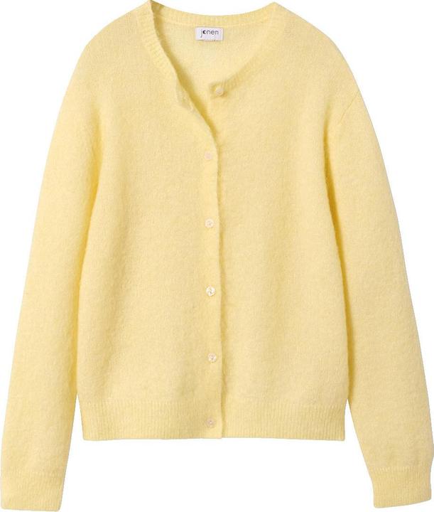 Produktbild Jonen Flauschige Strickjacke Mädchen, Wolle / Mohair-Mix (128)
