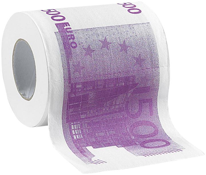 Immagine prodotto Infactory Carta igienica con banconote da 500 euro stampate sopra (1 x)