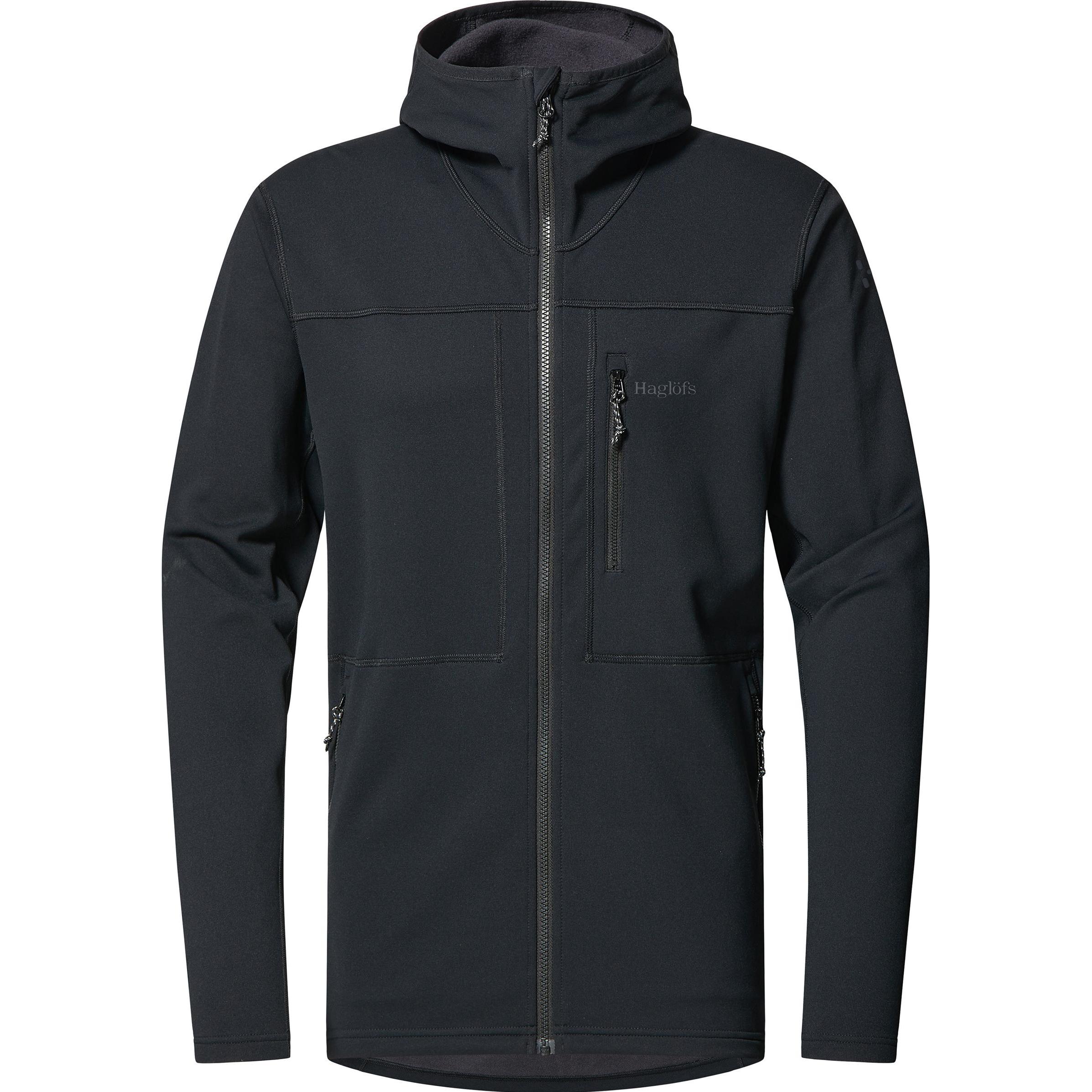 Haglöfs, Herren, Jacke, Rosson Mid Hoodie (XL), Schwarz, XL