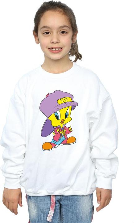 Produktbild Looney Tunes Tweety Pie Hip Hop Sweatshirt Mädchen (128)